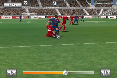 Pro Evolution Soccer 2010 iPhone mis à jour en v1.3.0