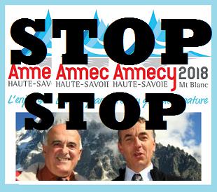 Stop à la Mascarade Annecy-2018 !