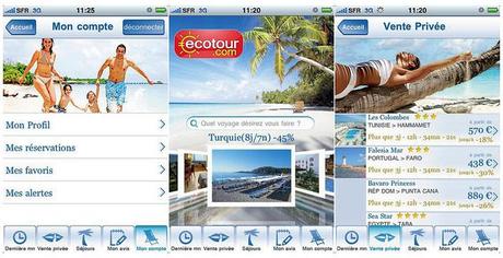 ecotour.com lance son application IPhone...