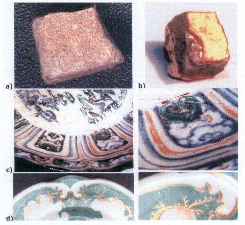 Dorures des céramiques anciennes : technologies et accrochage