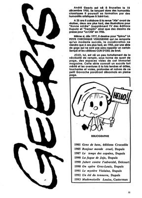 hommage à André Geerts [1]