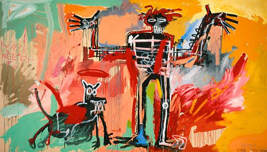 Basquiat - Boy and Dog in a Johnnypump, 1982