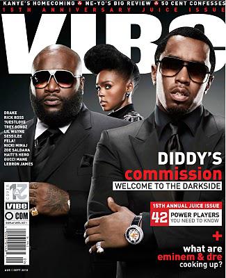 Diddy & Co en couverture de Vibe mag