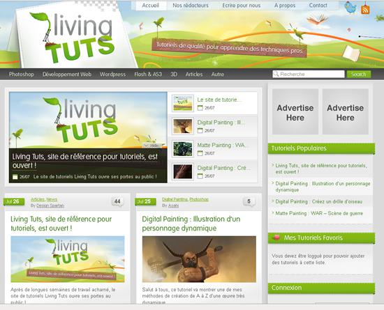 Living Tuts – Site de Tutoriaux en Français