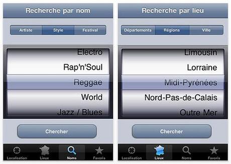 Concerts & Festivals dans votre iPhone...