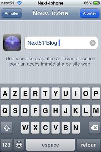 Next51'Blog dans votre iPhone...