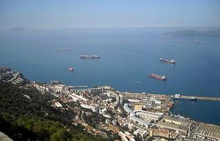 La vue de Gibraltar