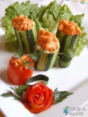 Mousse légère de poivrons rouge