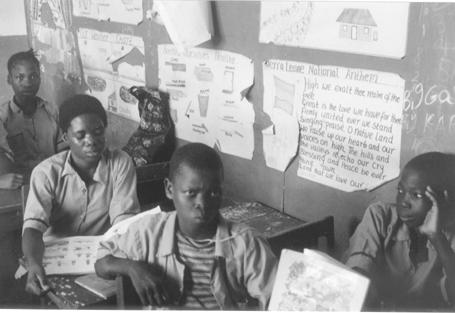ecole afrique sierra leone enfants soldats réinsertion