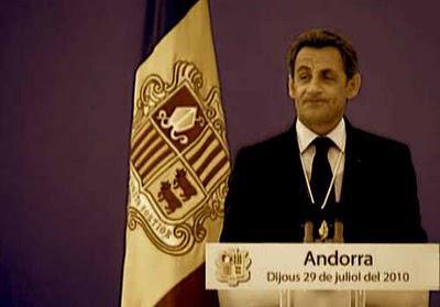 Sarkozy joue au Monarque en Andorre