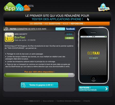 AppVip : Gagnez de l’argent en testant des applications iPhone !