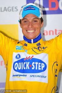 2009_paris_nice_sylvain_chavanel_quick_step_podium_yellow_jersey_stage4