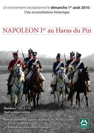 Ce dimanche : Napoleon Ier au Haras du Pin