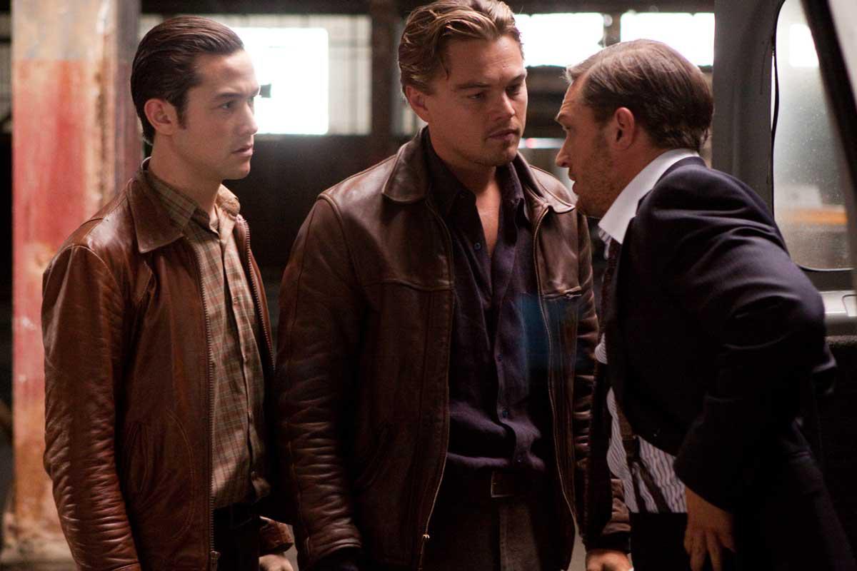 Joseph Gordon-Levitt, Leonardo DiCaprio et Tom Hardy. Warner Bros. France