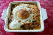 Cliquez pour agrandir : Oeufs en cocotte sur ratatouille Oeufs en cocotte sur ratatouille
