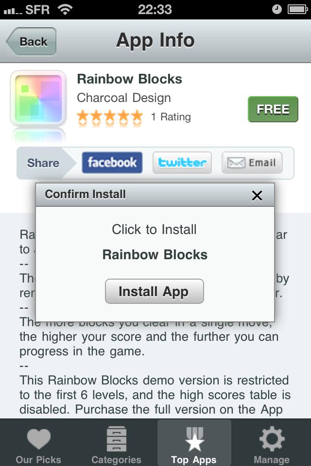 OpenAppMkt: Alternative à l’AppStore