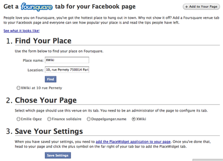 Ajoutez Foursquare à votre site Web, à votre blog ou à votre page Facebook