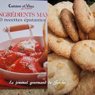 Biscuits aux pignons de pin