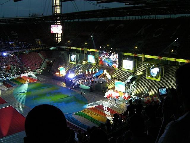 La cérémonie d'ouverture des Gay Games 2010