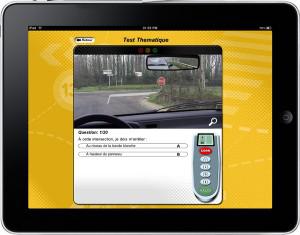 Réussir Le code de la route sur iPad (app)
