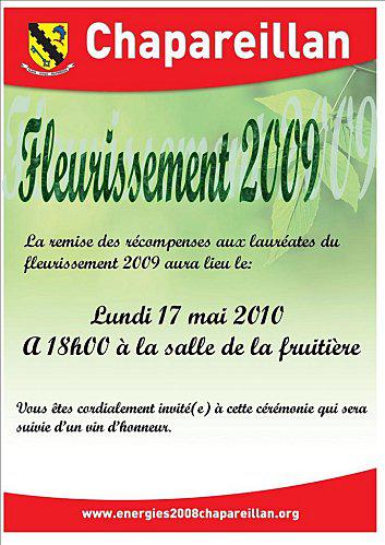 Fleurissement 2009 1