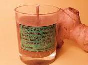 Bougie massage sensualité, pour gingembre chocolat)