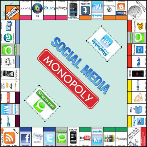 Jouez au Monopoly version réseaux sociaux !