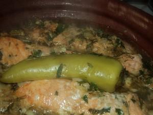 tajine de saumon à la charmoula (maroc) – d’oumou-mohammed