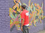 Boulevard Metz: 180m Grafs fond violet.