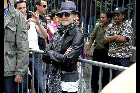 Madonna  à Paris pour le tournage de son film 