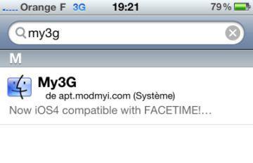 My3G : FaceTime en 3G (JB)