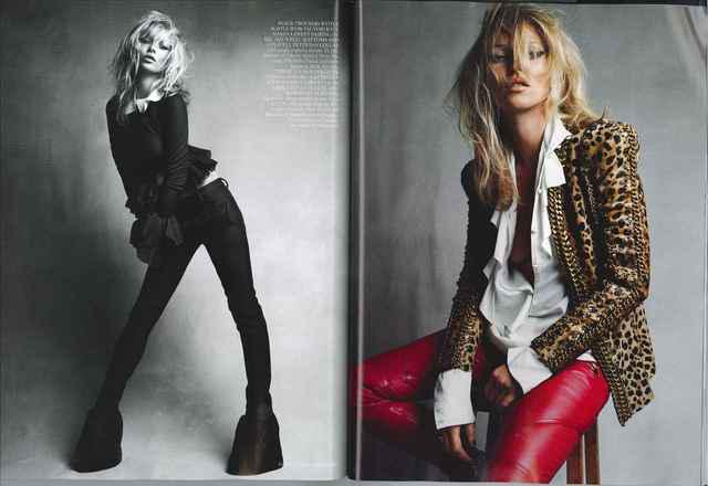 ♠ Kate Moss en couverture du Vogue UK septembre 2010 : photos par Demarchelier ♠