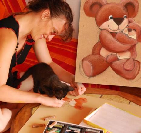 Faire-part de naissance et projet en cours