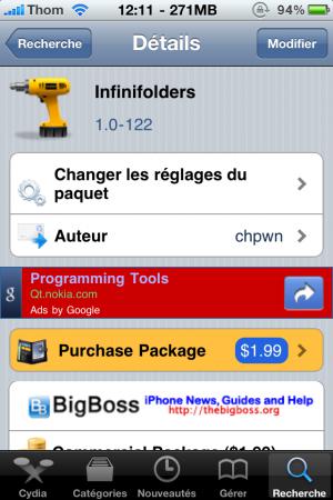InfiniFolders : avoir un nombre d’applications illimités dans vos dossiers !