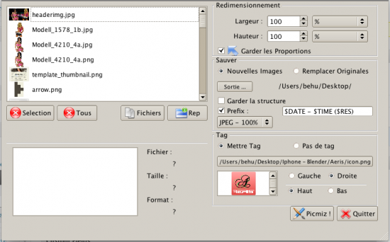 picmiz 550x342 Redimensionner plusieurs photos à la fois
