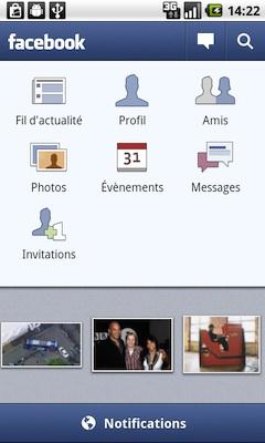 fb android 1 Facebook offre enfin une application Android intéressante