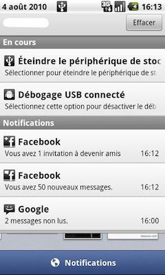 fb android Facebook offre enfin une application Android intéressante