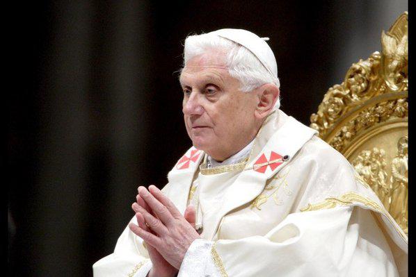 Photo : Le pape Benoît XVI