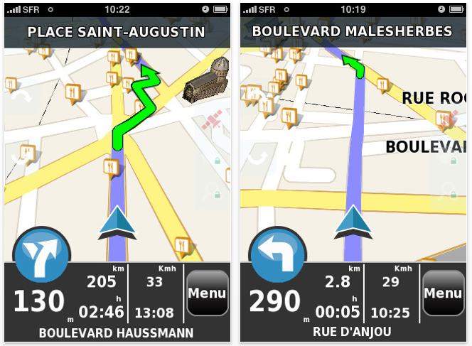Mappy GPS iPhone : Logiciel de navigation à 4,99€