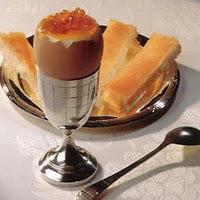 Œufs coques et œufs roses