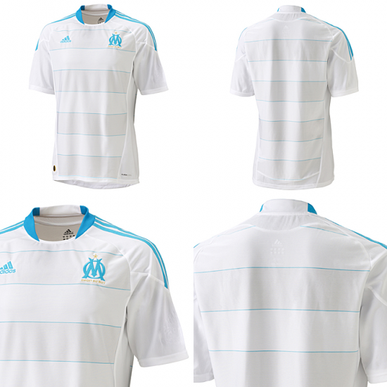 maillot om 10 11 550x550 OM: nouveaux maillots saison 2010 2011 de lOlympic de Marseille