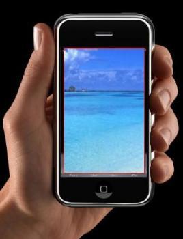 L'iPhone à la plage