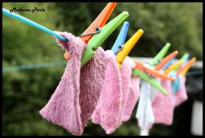 Utiliser des lingettes lavable pour changer mon enfant