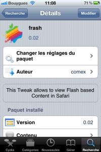 [TUTO] Flash sur iPhone enfin dispo : Frash