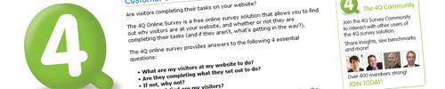 [OUTILS WEB] – 4Q Survey + Google Analytics