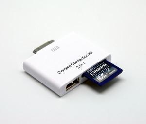 Un kit appareil photo 2 en 1 pour iPad