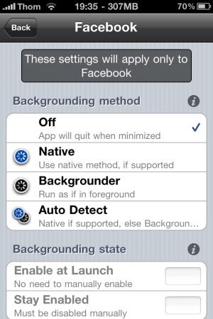 Astuce : désactiver le multi-tâche d’une application !