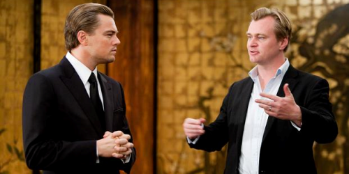 Leonardo DiCaprio et Christopher Nolan