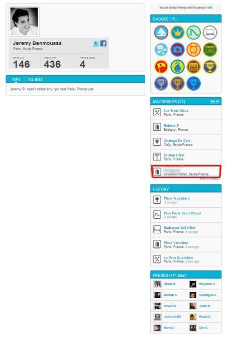 foursquare jeremy benmoussa