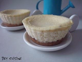 Minis cheesecakes à la vanille